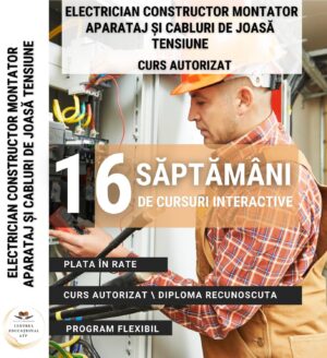 TEHNIC - Curs Electrician Constructor Montator Aparataj și Cabluri de Joasă Tensiune - RO/03/0713/431